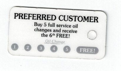 Rewards Program key tag for free oil change in Richmond, IL